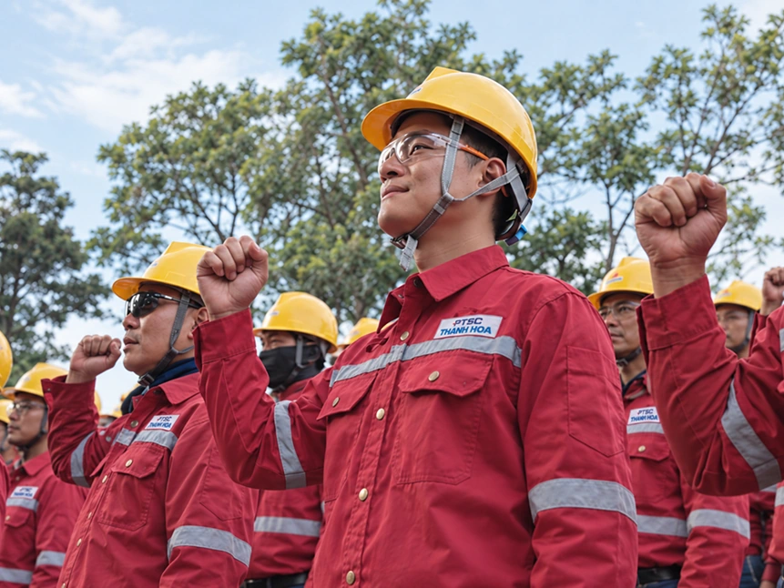 Người lao động PTSC Thanh Hóa